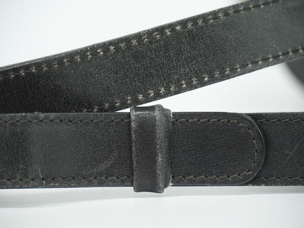 Celine Leather Shoulder Bag Pochette Black — view 5