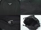 Prada Tessuto Montaigne Backpack Nylon Black Navy — view 7