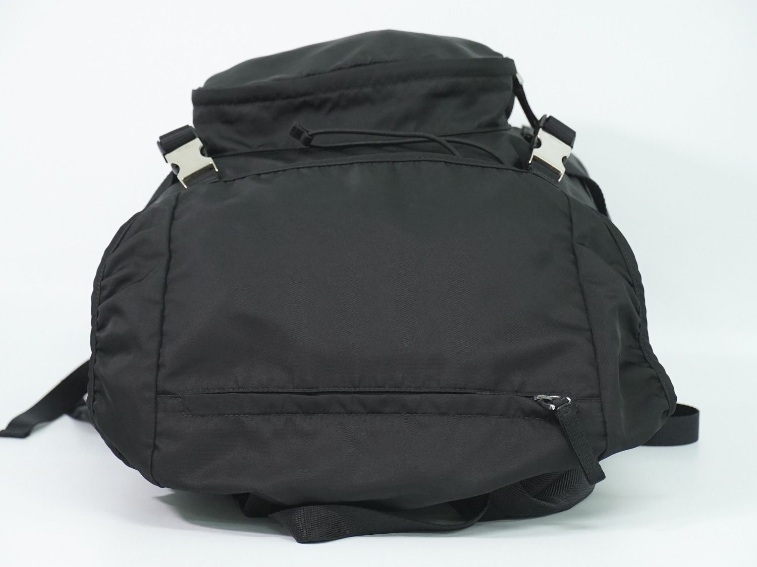 Prada Tessuto Montaigne Backpack Nylon Black Navy — view 5