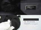 Prada Tessuto Montaigne Backpack Nylon Black Navy — view 9