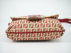 Fendi Zucchino Shoulder Bag Pochette Canvas Beige — view 3