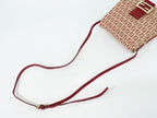 Fendi Zucchino Shoulder Bag Pochette Canvas Beige — view 5