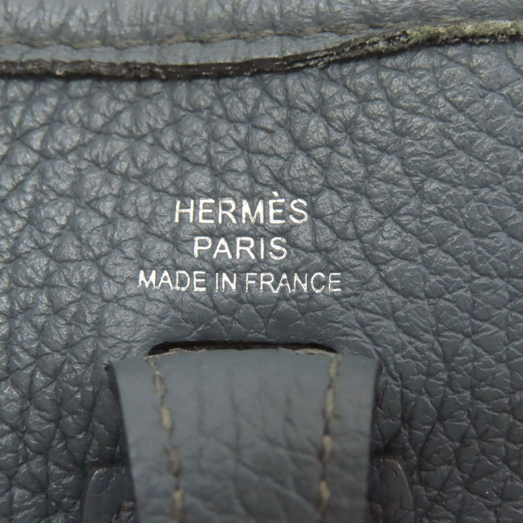 Hermes Evelyne TPM Silver Shoulder Bag Taurillon — view 6