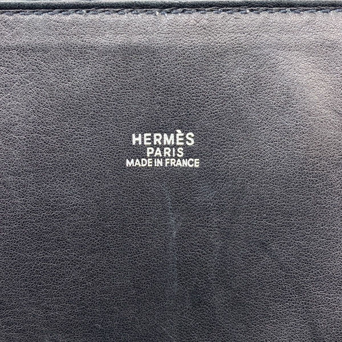 Hermes Bolide 35 Silver Handbag Taurillon Clemence — view 6