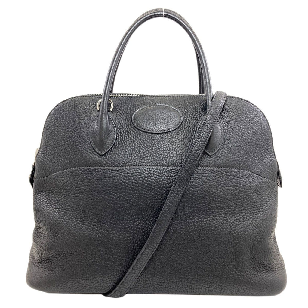 Hermes Bolide 35 Silver Handbag Taurillon Clemence