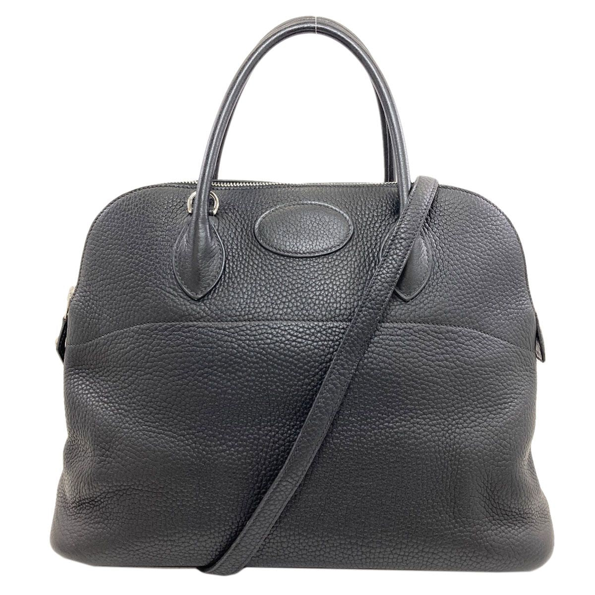 Hermes Bolide 35 Silver Handbag Taurillon Clemence
