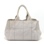 Prada Tote Canapa Light Gray — view 3