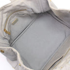 Prada Tote Canapa Light Gray — view 8