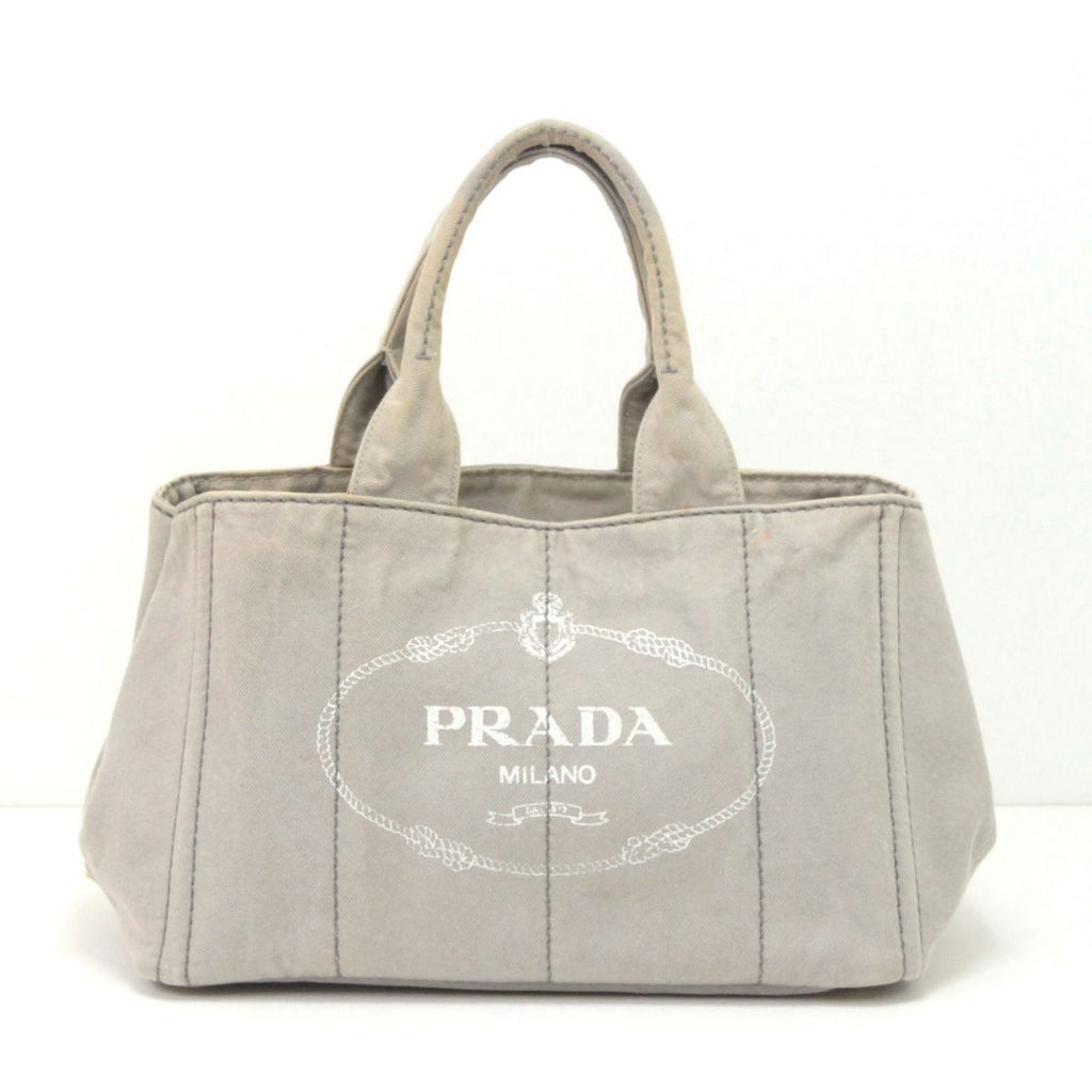 Prada Tote Canapa Light Gray — view 2