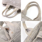 Prada Tote Canapa Light Gray — view 4