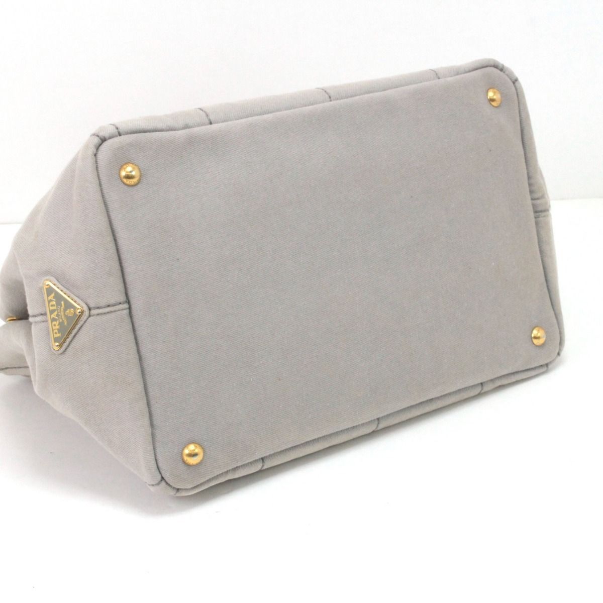 Prada Tote Canapa Light Gray — view 5