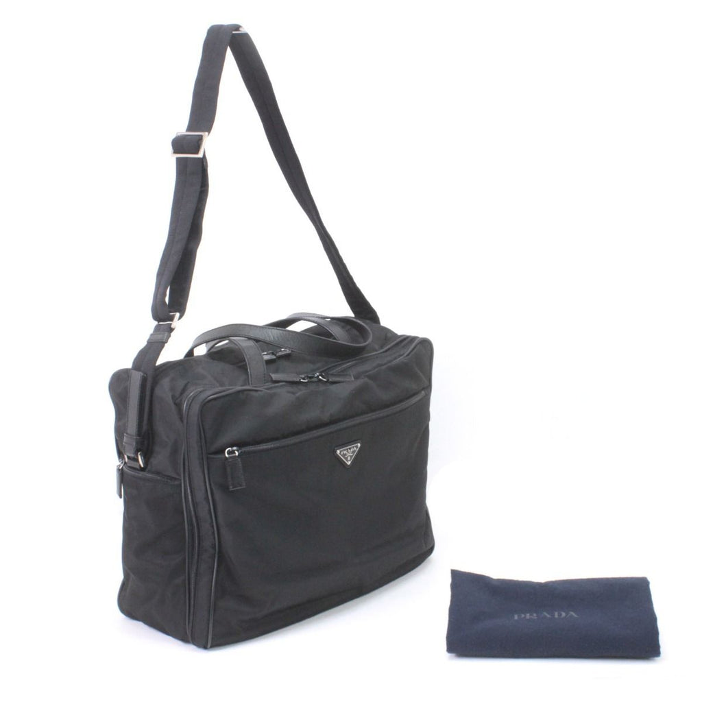 Prada Briefcase Nylon Black