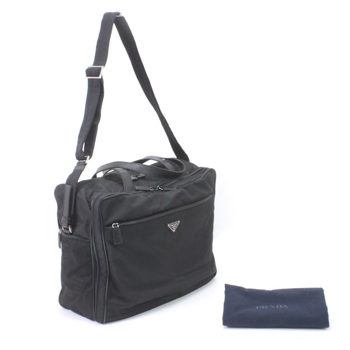 Prada Briefcase Nylon Black