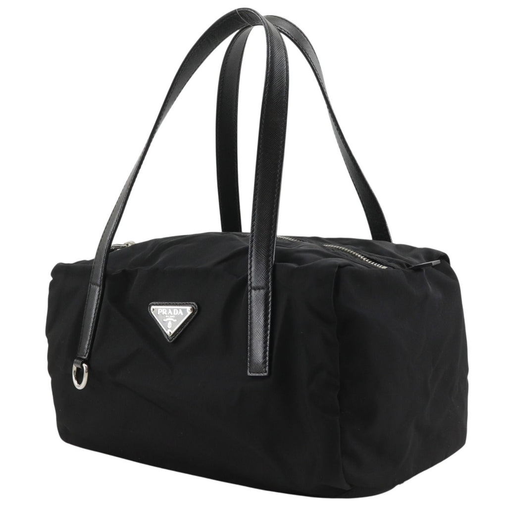 Prada Mini Boston Nylon Black Tote — view 2