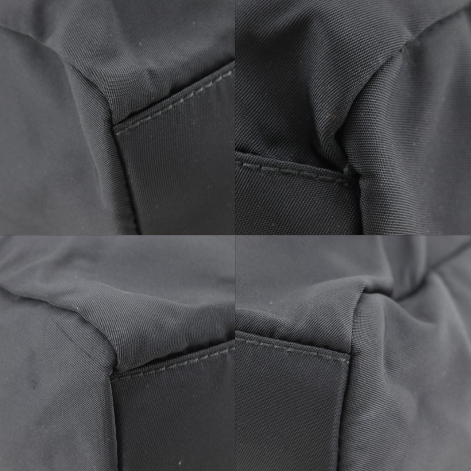 Prada Mini Boston Nylon Black Tote — view 4