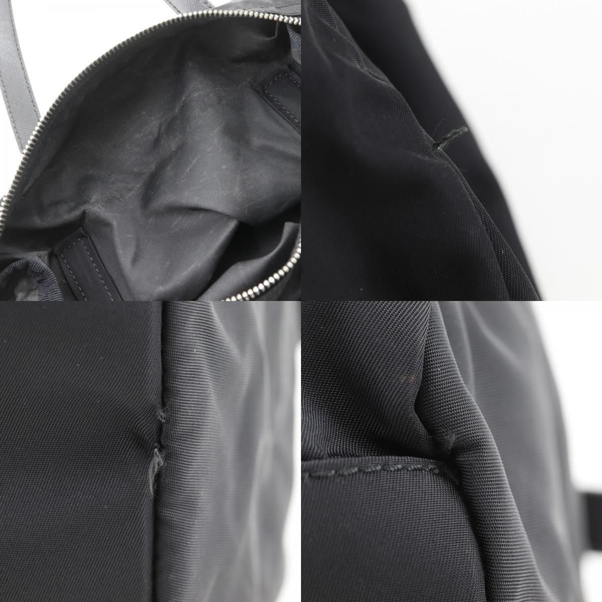 Prada Mini Boston Nylon Black Tote — view 8
