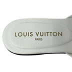 Louis Vuitton Mules 36 LV Isola White Leather — view 5