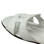 Louis Vuitton Mules 36 LV Isola White Leather — view 7