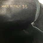 Prada Shoes 35 Black Wingtip Thick Sole Leather — view 6