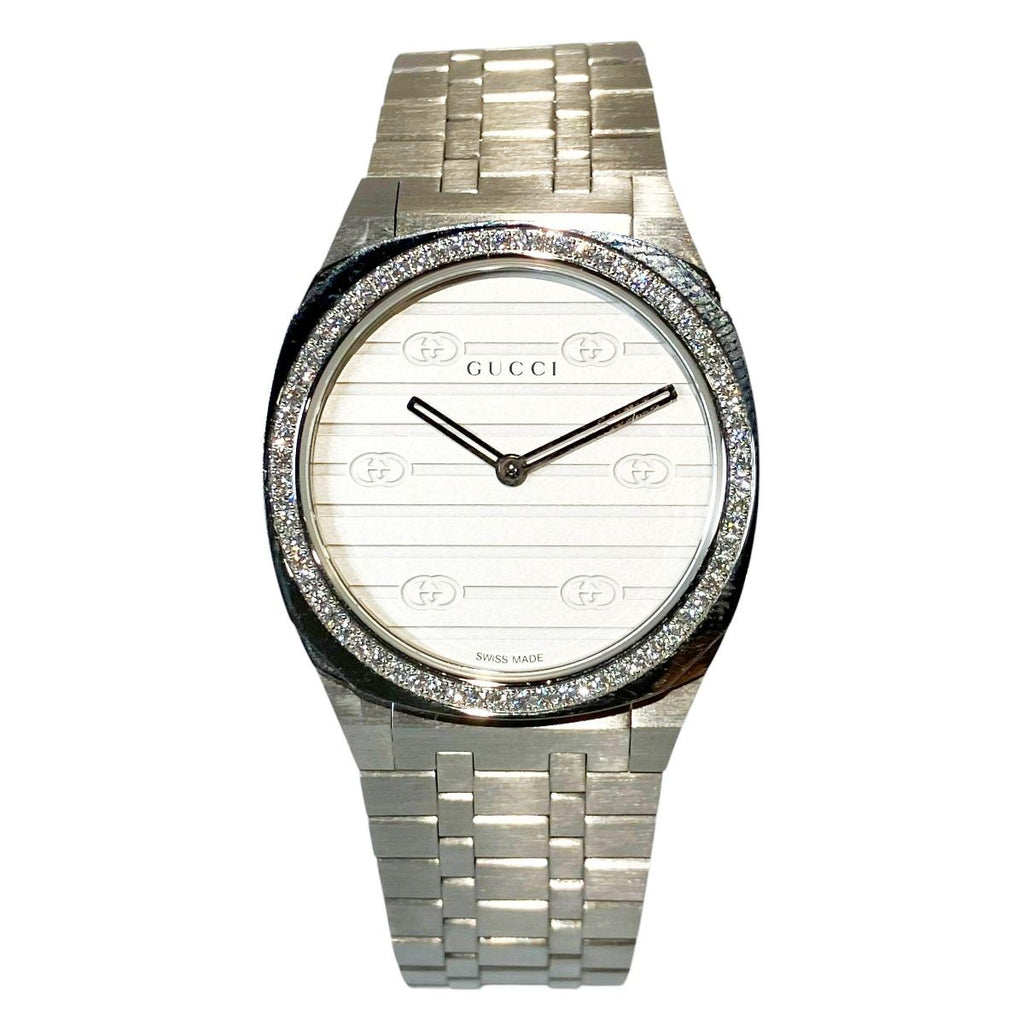 Gucci Watch SS Quartz Silver Dial