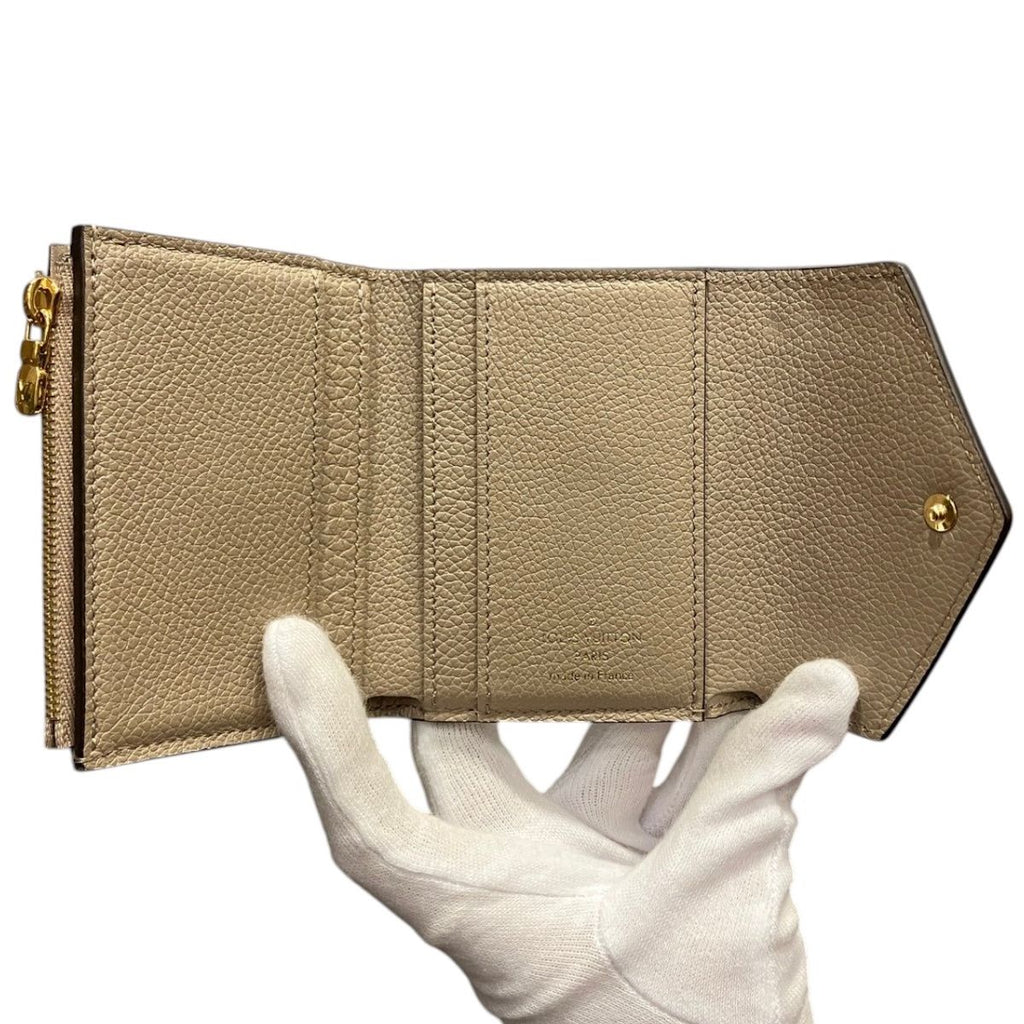 Louis Vuitton Portefeuille Zoe Monogram Empreinte Trifold Wallet Calf Leather — view 3