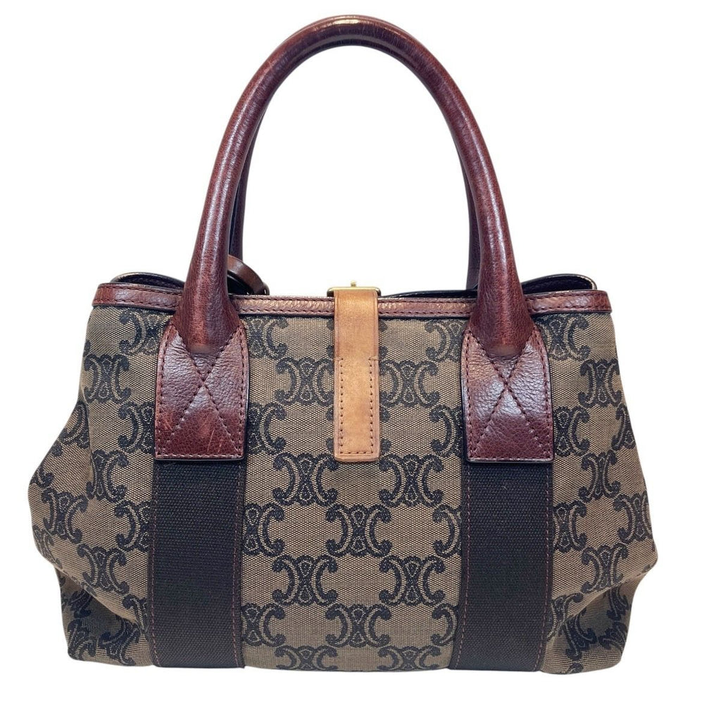 Celine Macadam Tote Canvas Leather — view 2