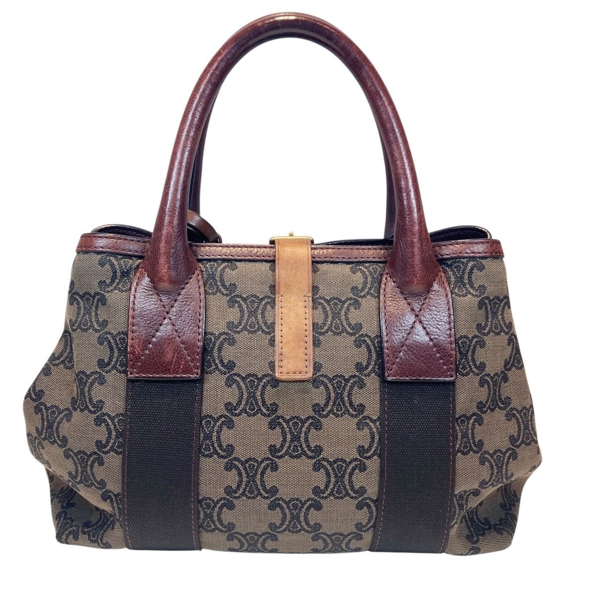 Celine Macadam Tote Canvas Leather — view 2