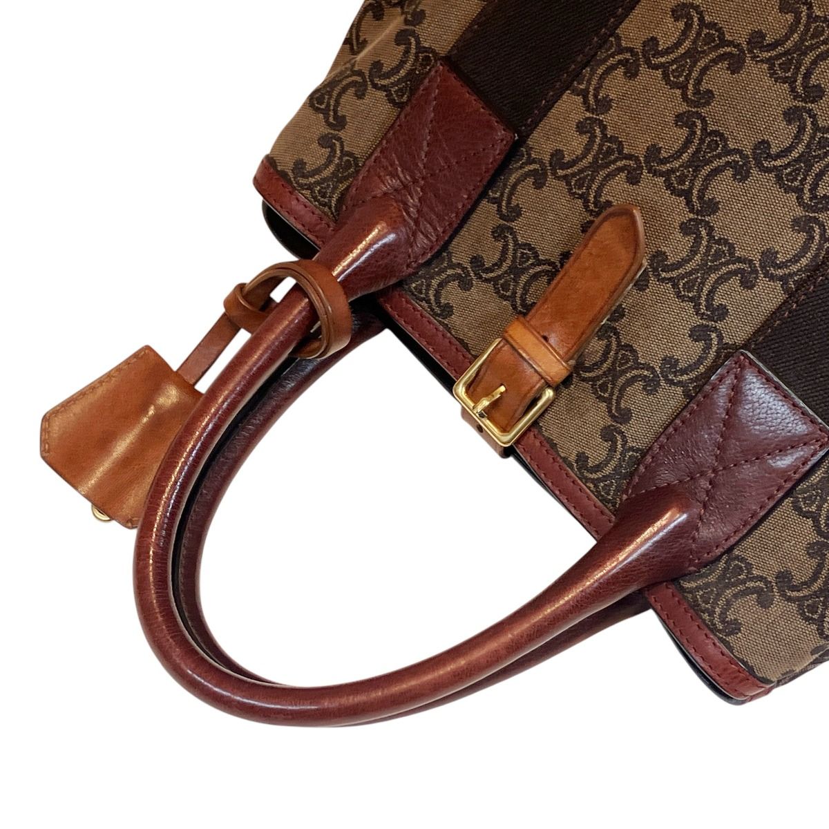 Celine Macadam Tote Canvas Leather — view 7