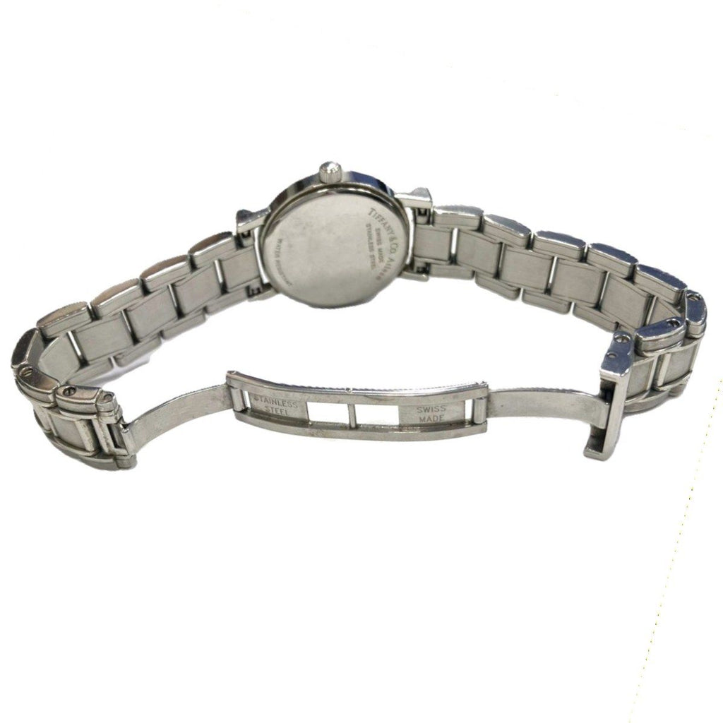 Tiffany & Co Atlas Watch SS Quartz Black Dial — view 6