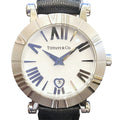 Tiffany & Co Atlas Watch SS Leather Quartz White Dial