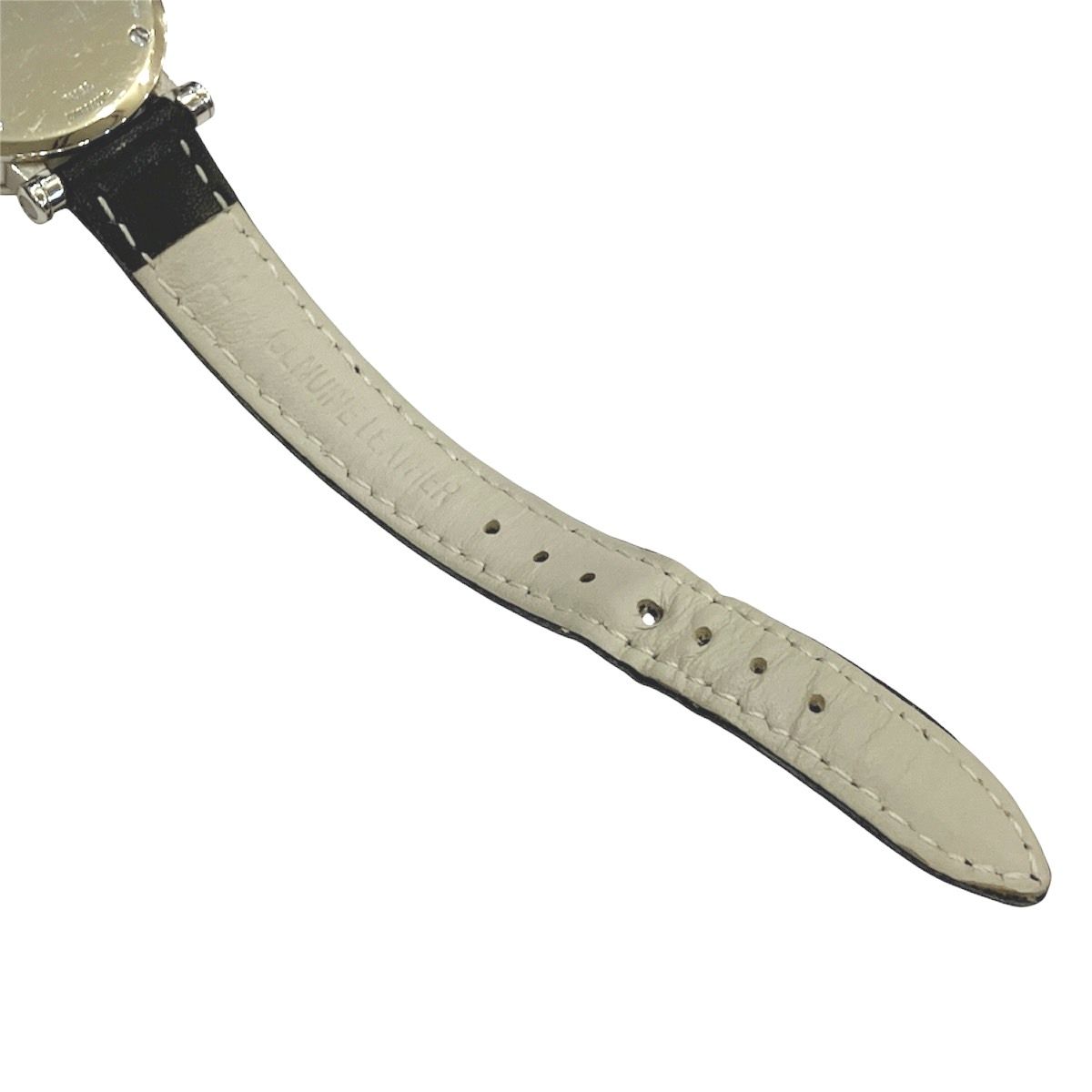 Tiffany & Co Atlas Watch SS Leather Quartz White Dial — view 9