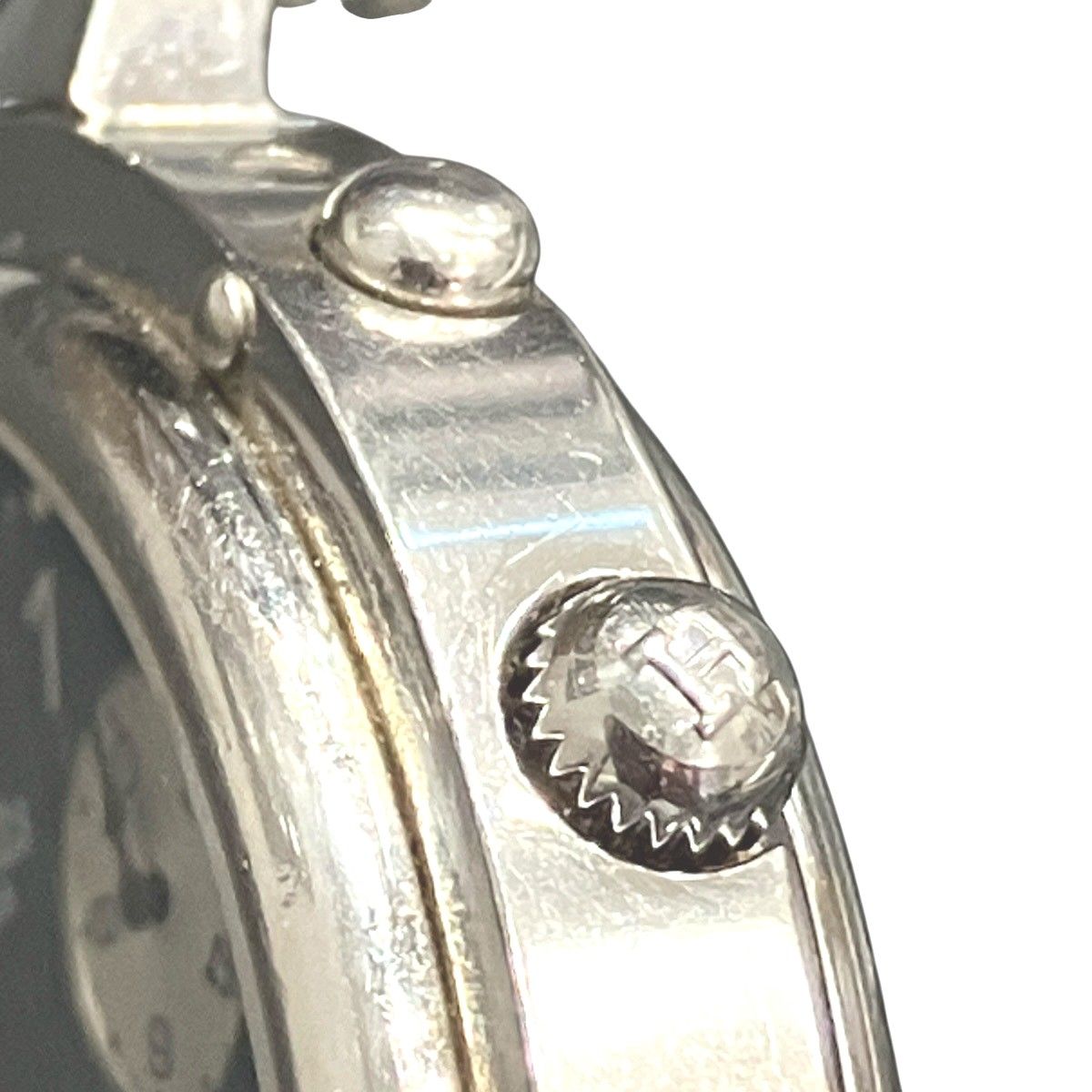 Hermes Clipper Watch SS Quartz Navy Dial — view 9