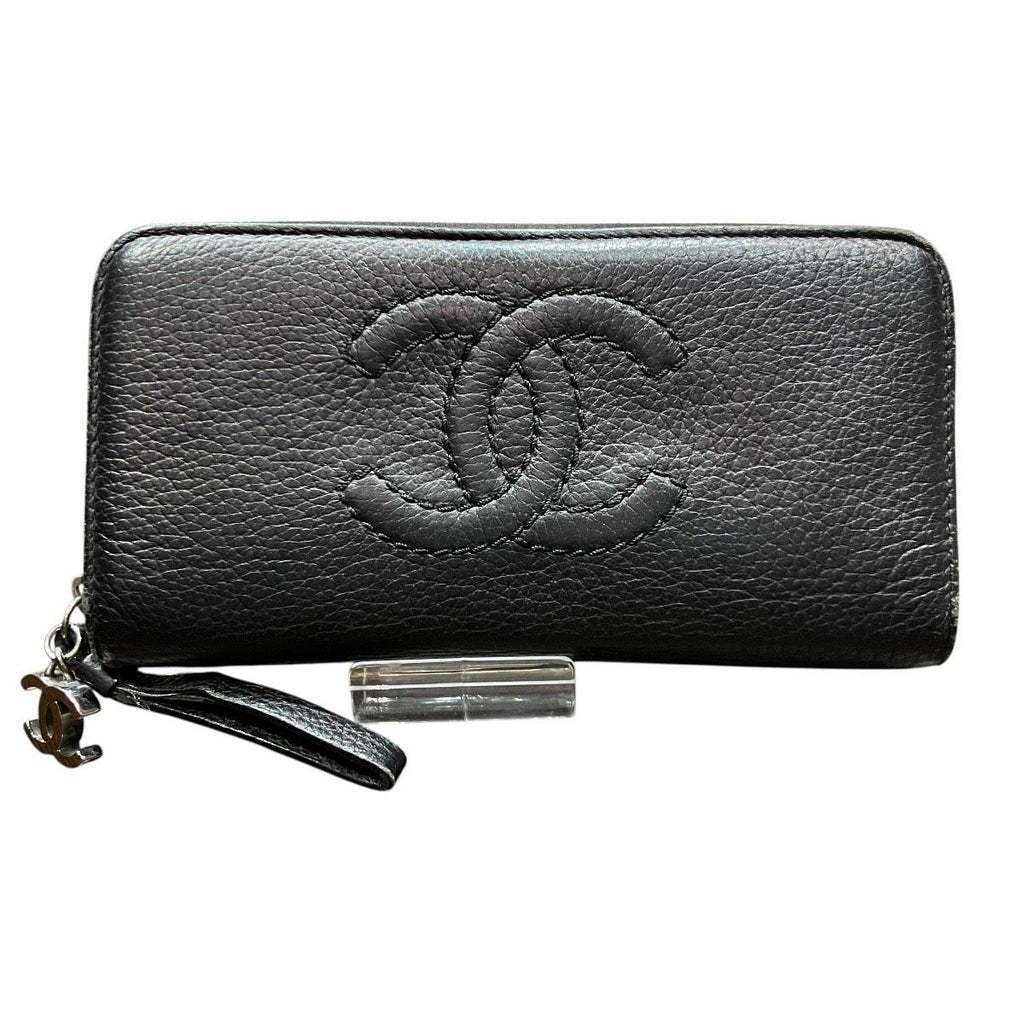 Chanel CC Logo Wallet Leather
