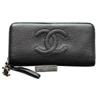 Chanel CC Logo Wallet Leather