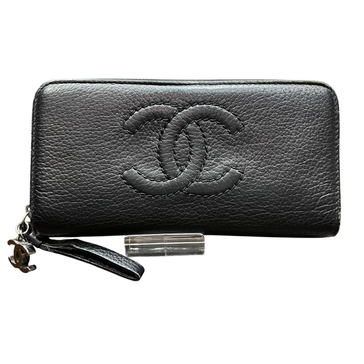Chanel CC Logo Wallet Leather