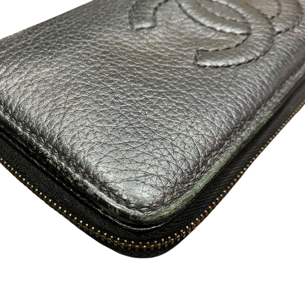 Chanel CC Logo Wallet Leather — view 7