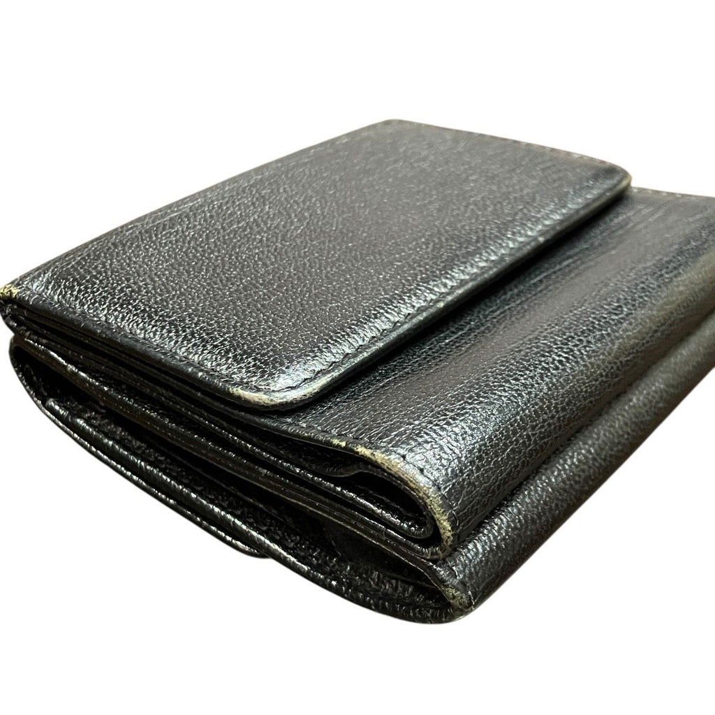 Chanel CC Logo Trifold Wallet Leather — view 7