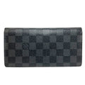 Louis Vuitton Portefeuille Brazza Damier Graphite Wallet Canvas