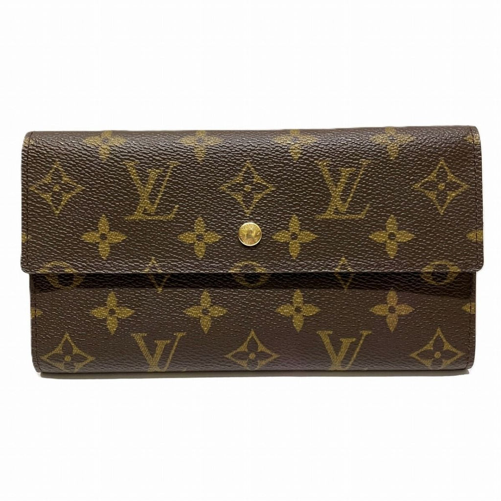 Louis Vuitton Porte Tresor International Monogram Wallet Canvas
