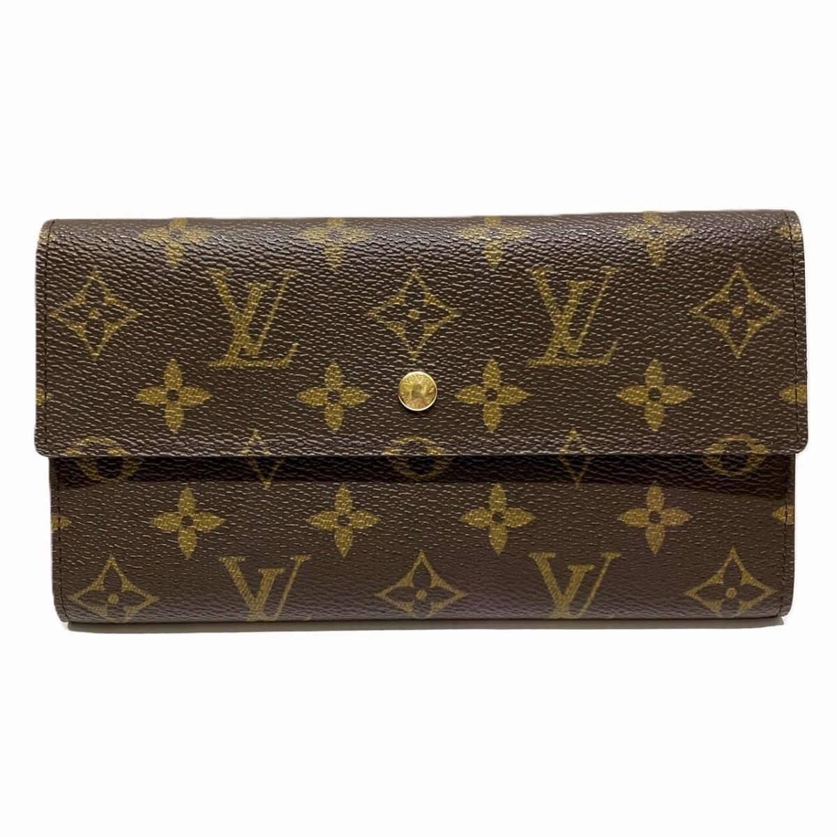 Louis Vuitton Porte Tresor International Monogram Wallet Canvas