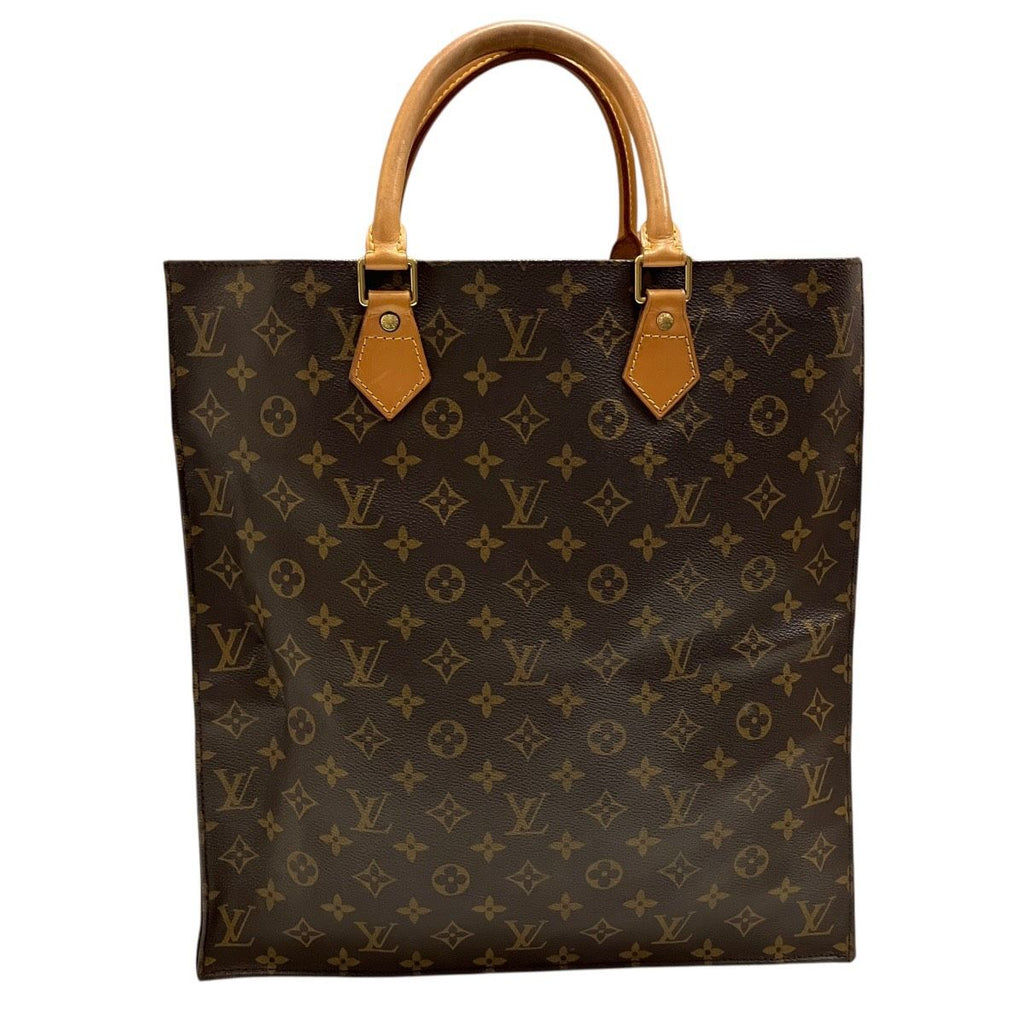Louis Vuitton Sac Plat Monogram Tote Canvas