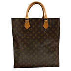 Louis Vuitton Sac Plat Monogram Tote Canvas