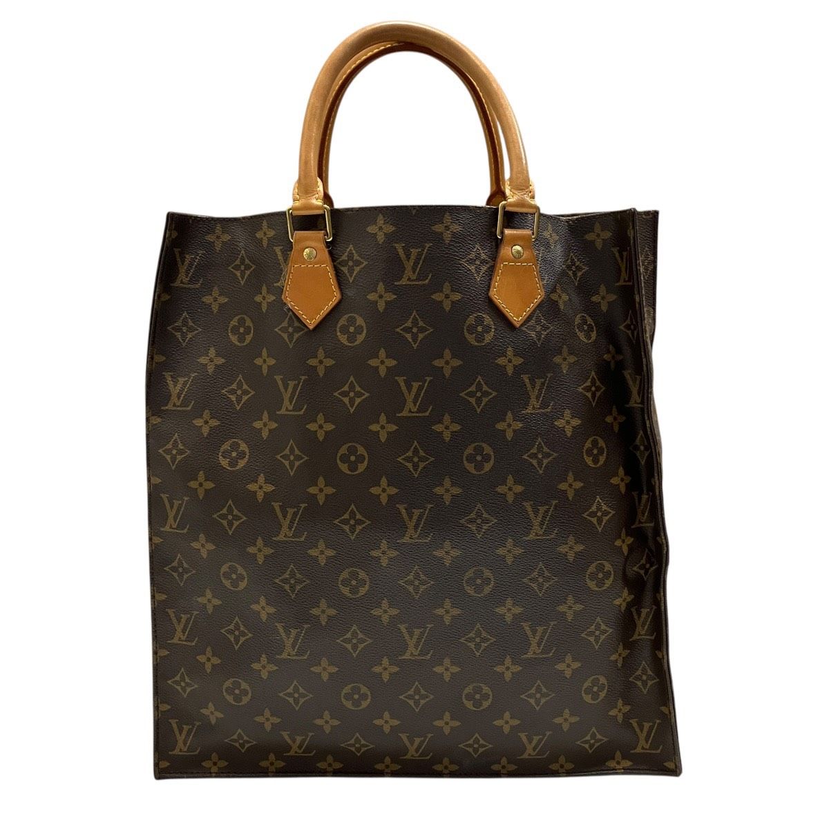 Louis Vuitton Sac Plat Monogram Tote Canvas — view 2