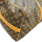 Louis Vuitton Keepall Bandouliere 55 Monogram Boston Bag Canvas — view 6