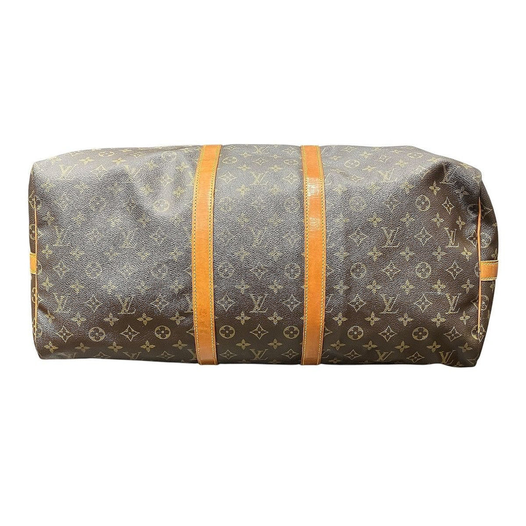 Louis Vuitton Keepall Bandouliere 55 Monogram Boston Bag Canvas — view 3