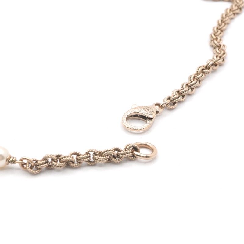 Chanel Pendant Gold CC Logo Pearl Long — view 5