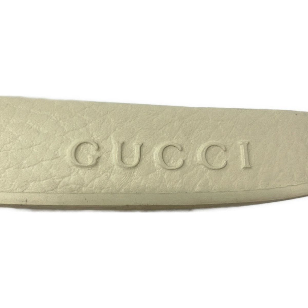 Gucci Sandals 37 Micro GG Ivory Leather — view 5