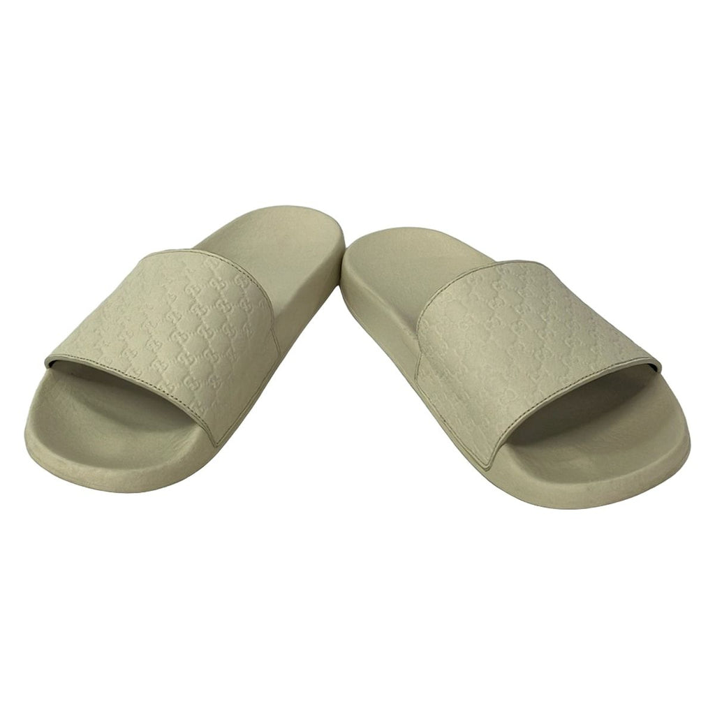 Gucci Sandals 37 Micro GG Ivory Leather — view 2