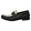 Bottega Veneta Loafers 42 Black White Brown Leather
