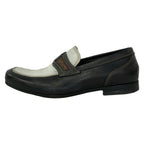 Bottega Veneta Loafers 42 Black White Brown Leather